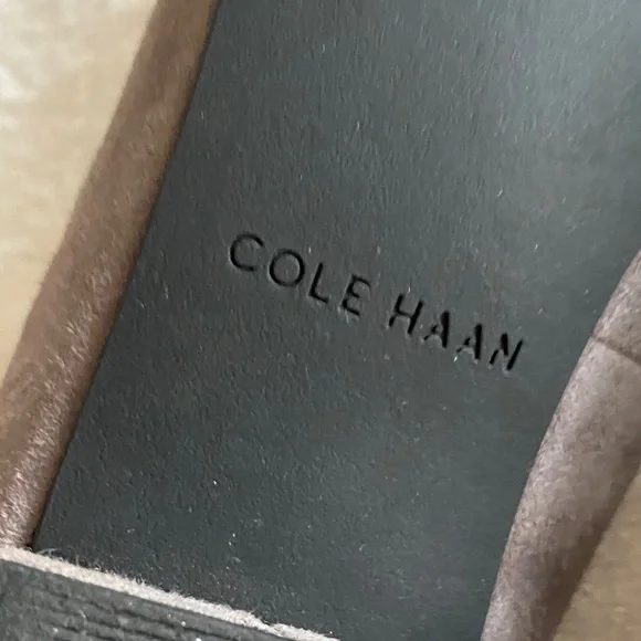 Cole Haan Women's Taupe Suede Loafers - Picture 5 of 11
